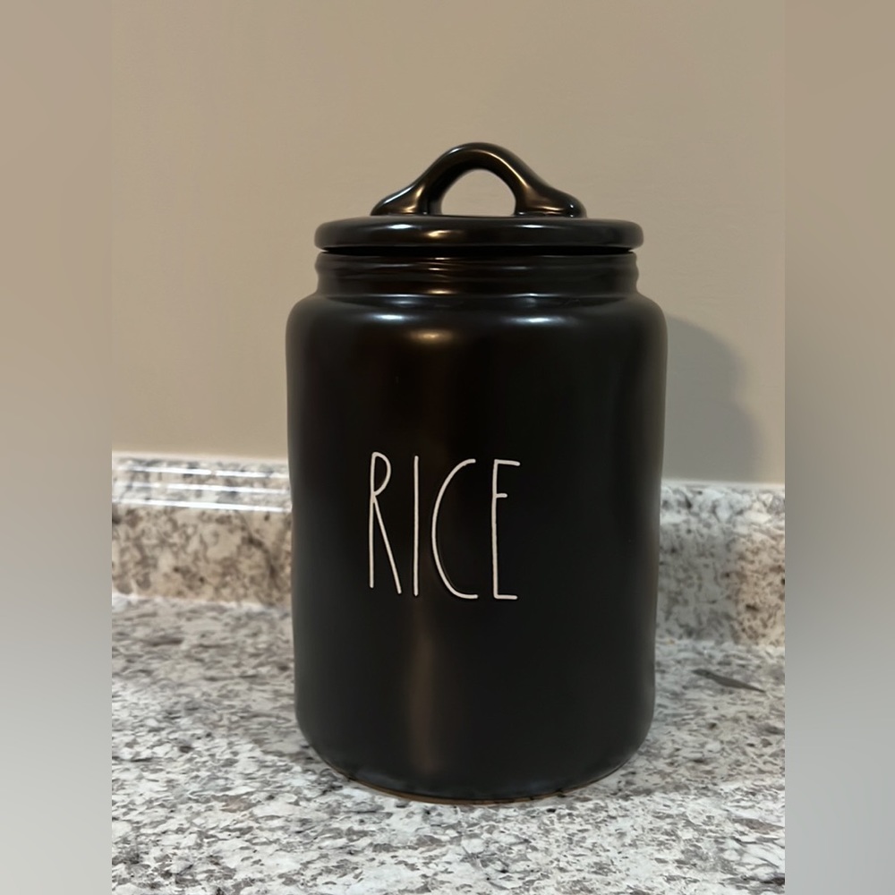 Rae Dunn RICE canister